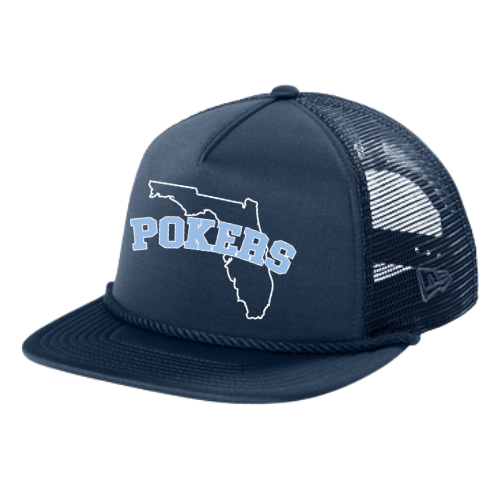 POKERS FOAM NAVY STATE HAT