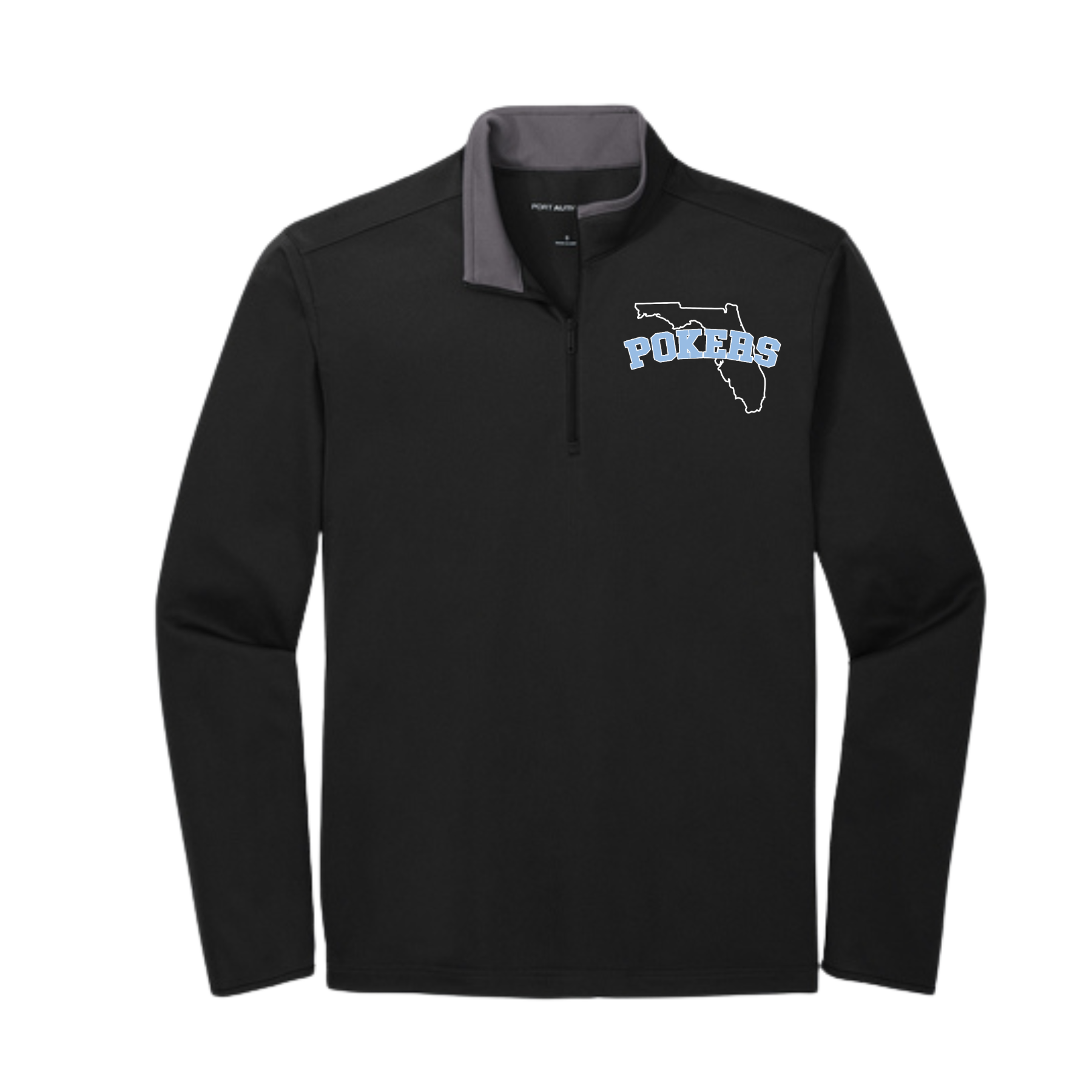 POKERS State Black Performance 1/4 Zip